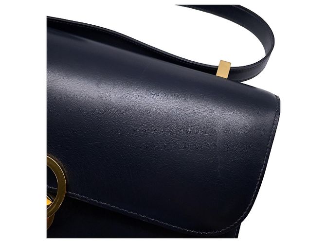 Ring Borsa a tracolla in pelle Box Calf blu navy Hermès - vista 11