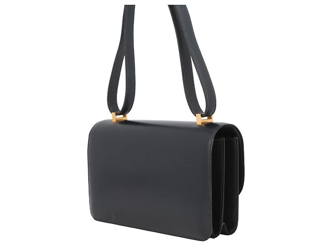 Ring Borsa a tracolla in pelle Box Calf blu navy Hermès - vista 2