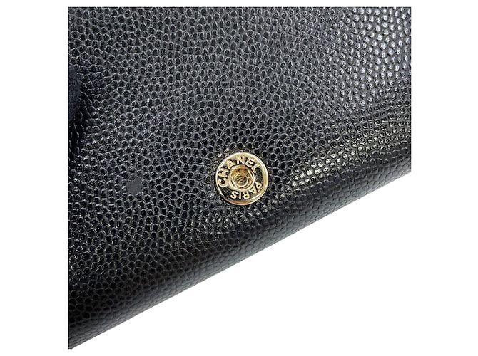 Timeless Chanel Tri-fold Wallet Black - view 14