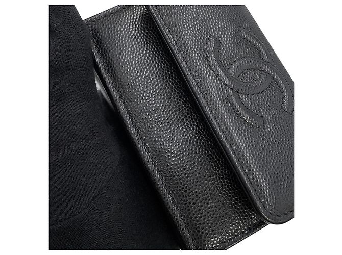Timeless Chanel Tri-fold Wallet Black - view 7