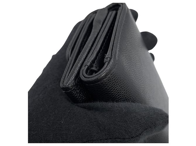 Timeless Chanel Tri-fold Wallet Black - view 8