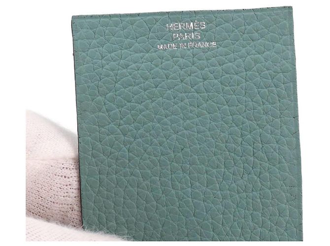 Hermès Borsa Hermes Victoria 35 Blu chiaro - vista 8