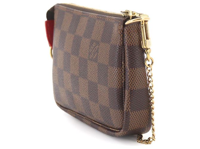 Borsa Louis Vuitton Vivienne Damier Mini Pochette Accessoires Multicolore Damier ebene - vista 3