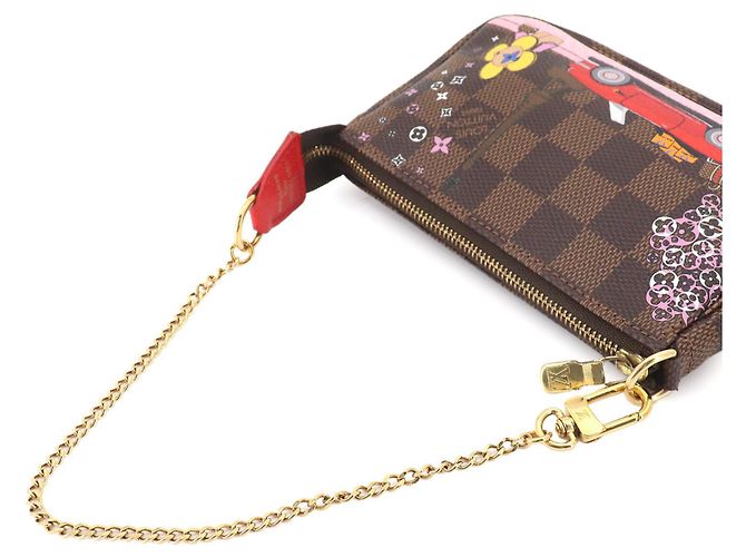 Borsa Louis Vuitton Vivienne Damier Mini Pochette Accessoires Multicolore Damier ebene - vista 5