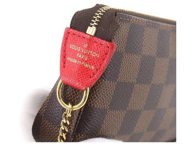 Borsa Louis Vuitton Vivienne Damier Mini Pochette Accessoires Multicolore Damier ebene - vista 8