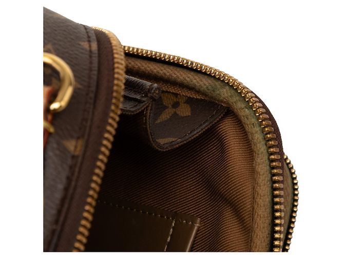 Borsa a tracolla Louis Vuitton Monogram Utility Marrone - vista 5