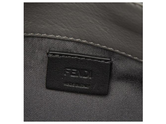 Fendi Botanical Print Wallet Chain Bag Braun Schwarz Mehrfarben - Ansicht 5