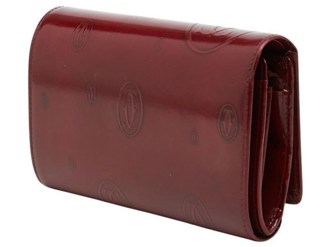 Cartera Larga Cartier Happy Birthday Burdeos - vue 2
