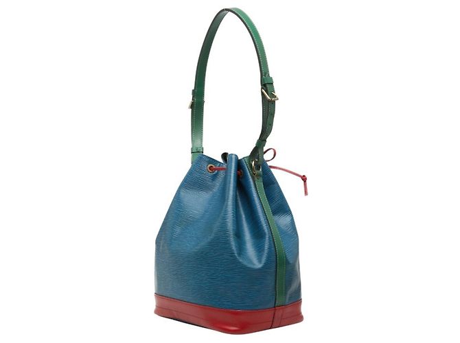 Borsa a tracolla Louis Vuitton Epi Noe Tricolor Rosso Blu - vista 2