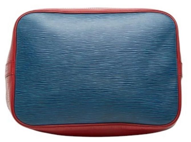 Borsa a tracolla Louis Vuitton Epi Noe Tricolor Rosso Blu - vista 3