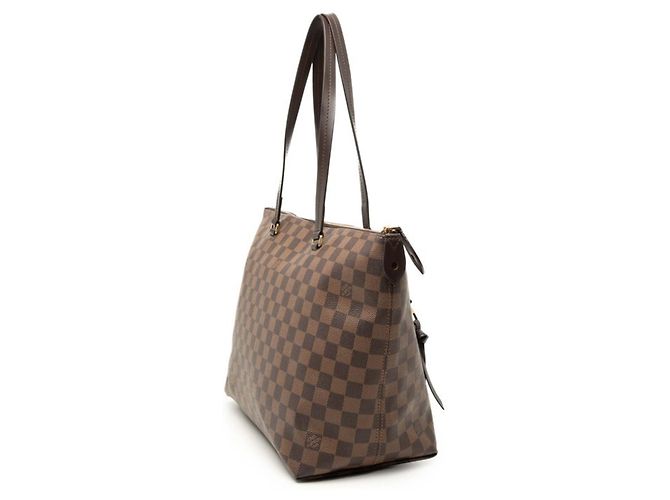 Borsa Tote Louis Vuitton Damier Iena MM Marrone - vista 2