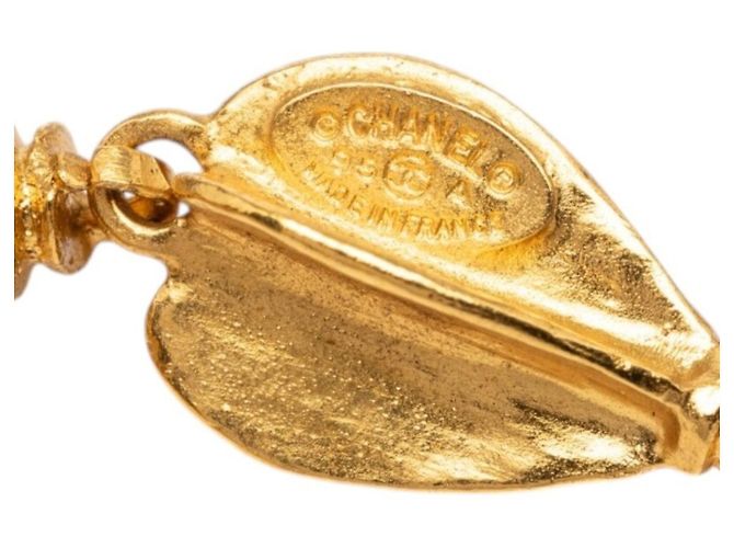 Chanel Vintage Coco Mark Ohrringe Golden - Ansicht 3
