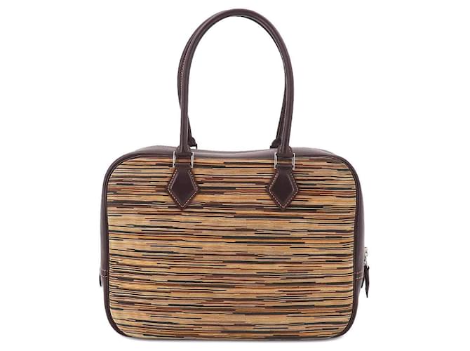 Hermès Borsa Hermes Plume 28 Marrone Multicolore - vista 2