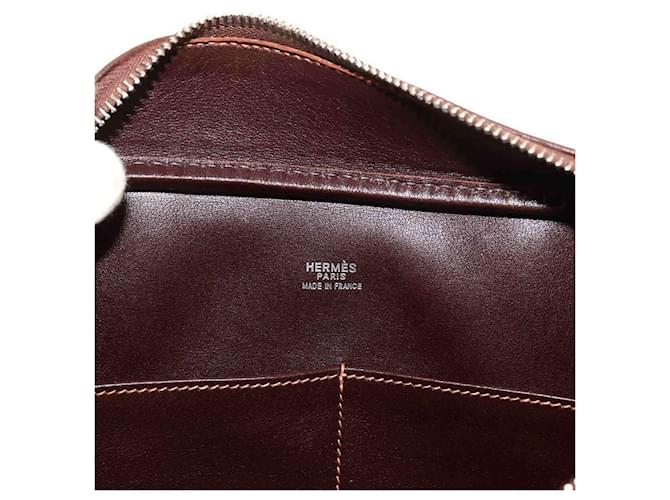 Hermès Borsa Hermes Plume 28 Marrone Multicolore - vista 7