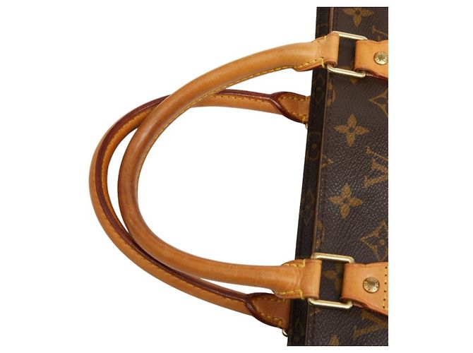 Bolso Louis Vuitton Monogram Sac Plat Castaño - vista 9