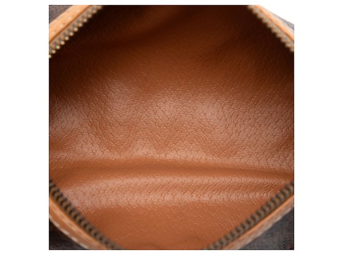 Céline Celine Marrón Macadam Lona Recubierta Crossbody Castaño - vista 4