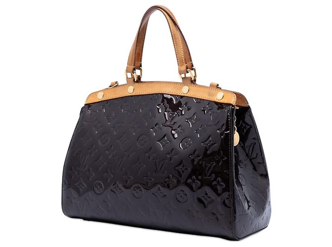 Louis Vuitton Purple Monogram Vernis Brea PM Porpora - vista 2