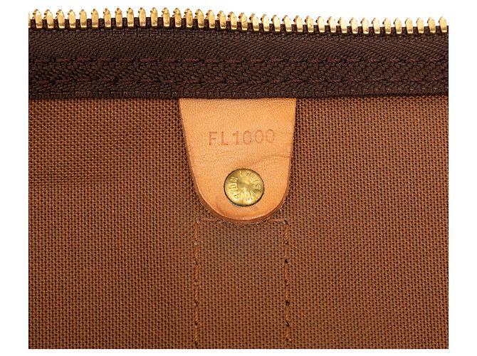 Louis Vuitton Marrone Monogram Keepall Bandouliere 55 - vista 6