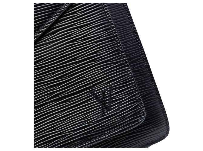 Louis Vuitton Black Epi Monceau 28 Nero - vista 5