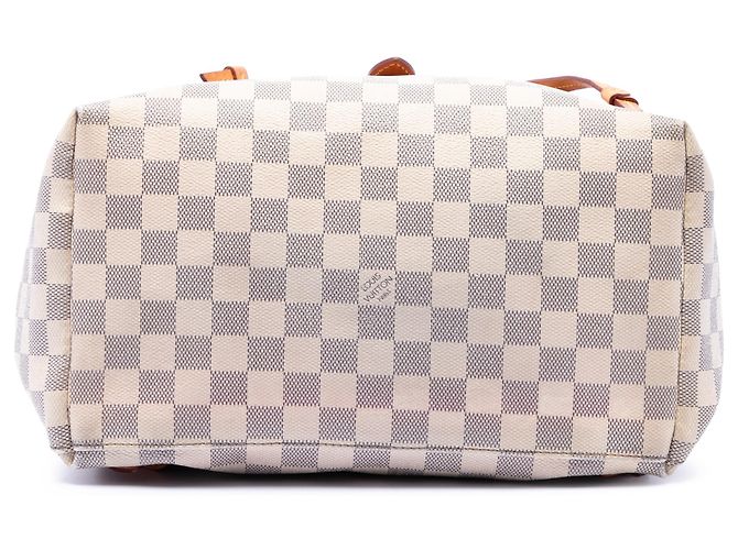 Louis Vuitton Sperone in Damier Azur bianco - vista 3