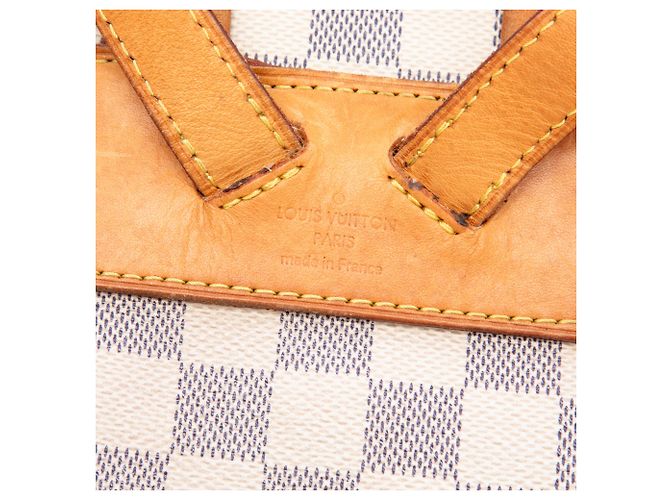 Louis Vuitton Sperone in Damier Azur bianco - vista 5