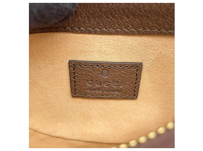 Borsa Gucci Beige Mini GG Supreme Web Ophidia - vista 5