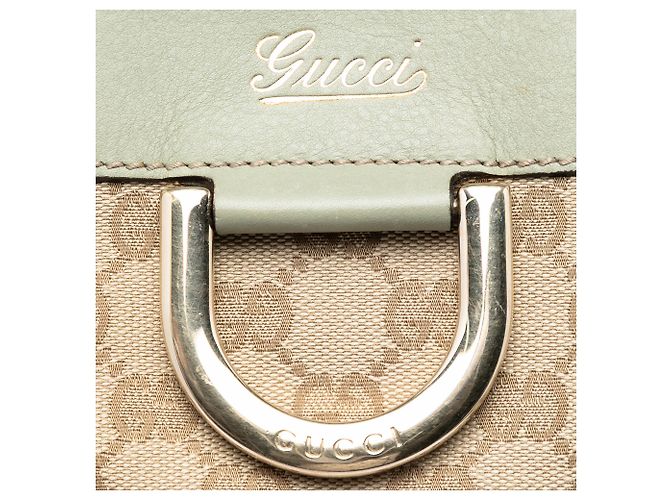 Tote Abbey GG Canvas beige Gucci con anello a D - vista 5