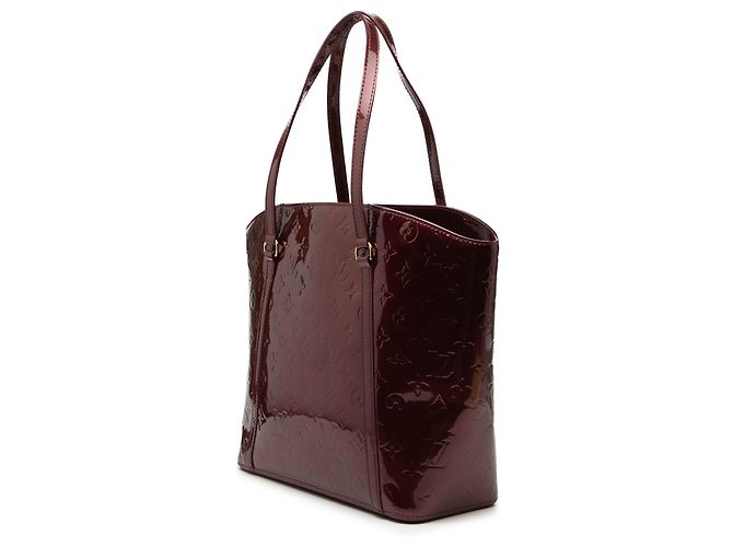 Louis Vuitton Red Monogram Vernis Avalon MM Rosso Bordò - vista 2