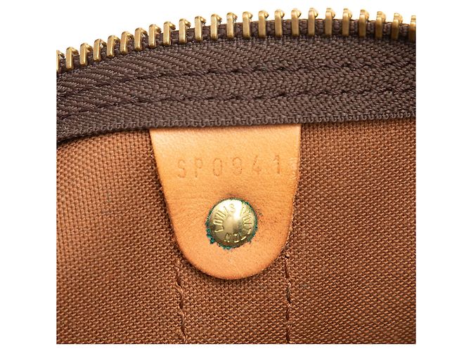 Louis Vuitton Marrone Monogram Keepall Bandouliere 55 - vista 5