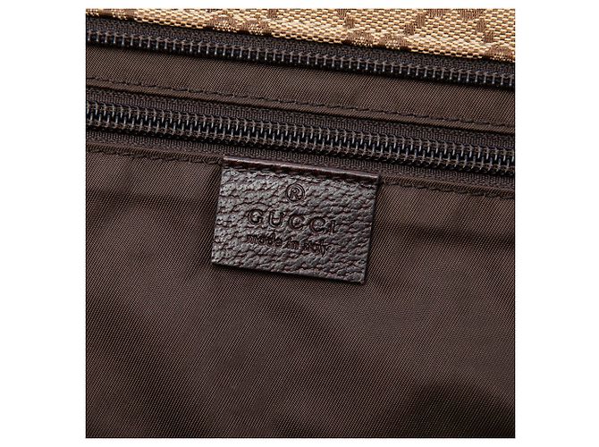 Gucci Beige GG Canvas Web Tote - Ansicht 5