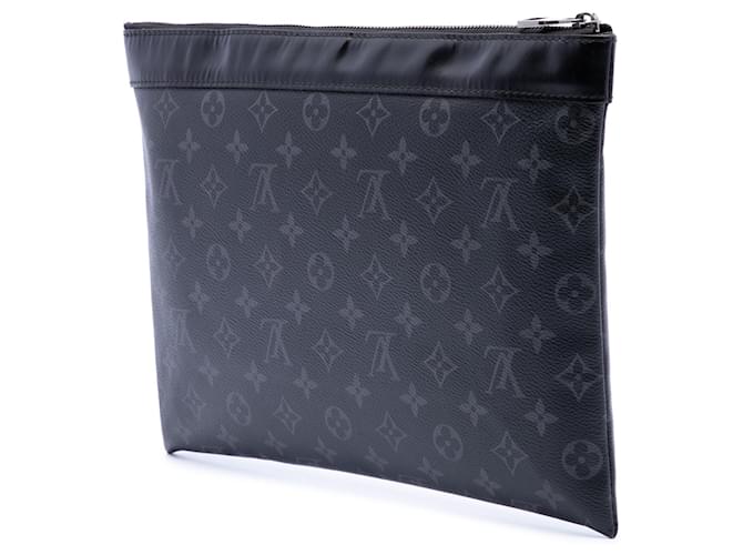 Louis Vuitton Pochette Discovery GM Monogram Eclipse nero - vista 2