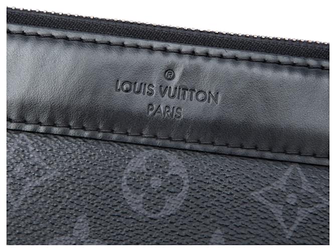 Louis Vuitton Pochette Discovery GM Monogram Eclipse nero - vista 5