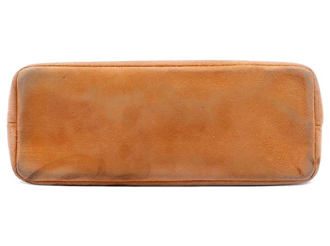 Chanel Borsa a tracolla in scamosciato marrone CC Marrone chiaro - vista 3