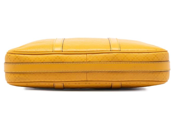 Borsa Business Gucci in pelle Diamante Bright gialla Medium Giallo - vista 3