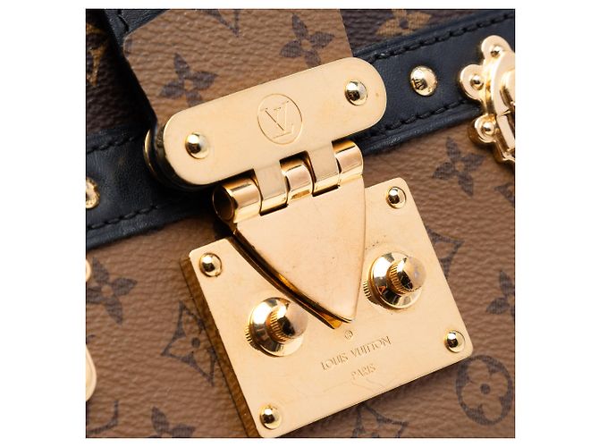 Clutch Louis Vuitton Brown Monogram Reverse Trunk Castaño - vista 5