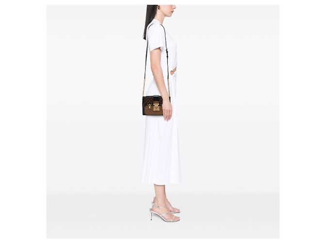 Clutch Louis Vuitton Brown Monogram Reverse Trunk Castaño - vista 6