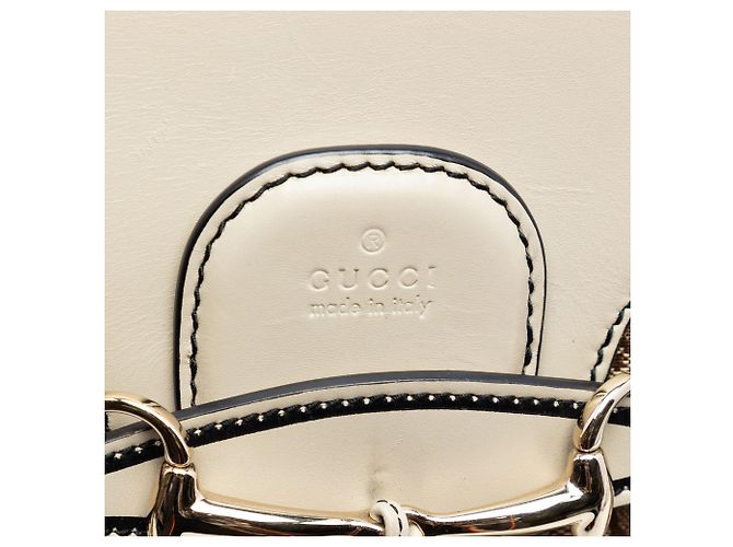 Gucci Beige Medium GG Canvas Emily Flap Satchel - vista 5