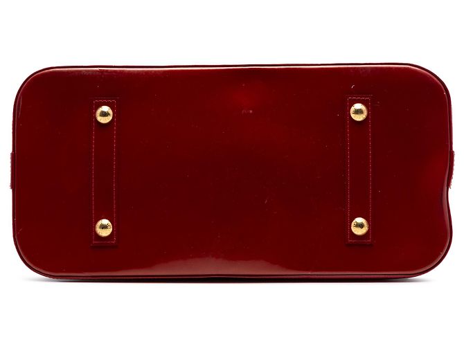 Louis Vuitton Alma GM in rotem Monogram Vernis - Ansicht 3