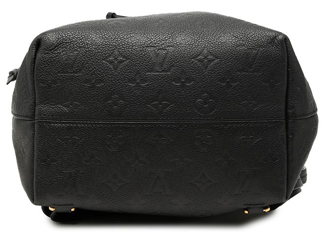 Zaino Louis Vuitton Black Monogram Empreinte Montsouris PM Nero - vista 3