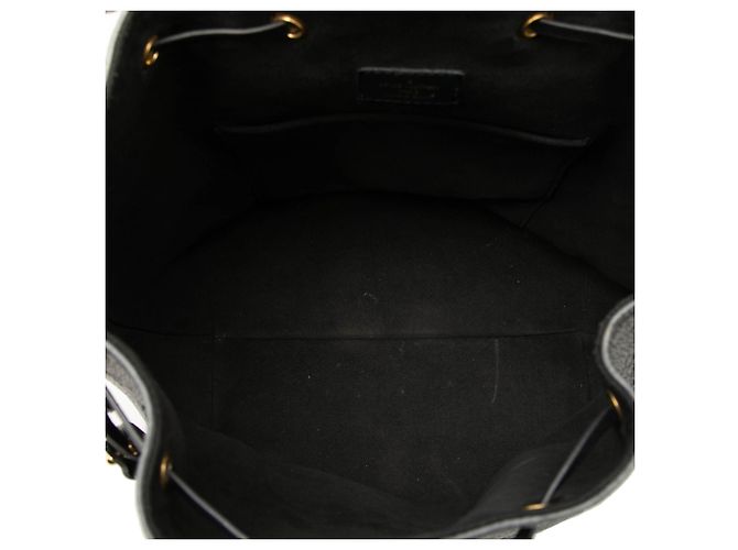 Zaino Louis Vuitton Black Monogram Empreinte Montsouris PM Nero - vista 4