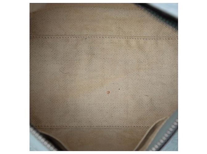 Borsa LOEWE Puzzle in pelle di vitello blu con logo Anagram in rilievo, piccola Blu chiaro - vista 4
