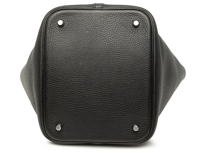 Hermès Black Clemence Picotin Lock 22 Nero - vista 3