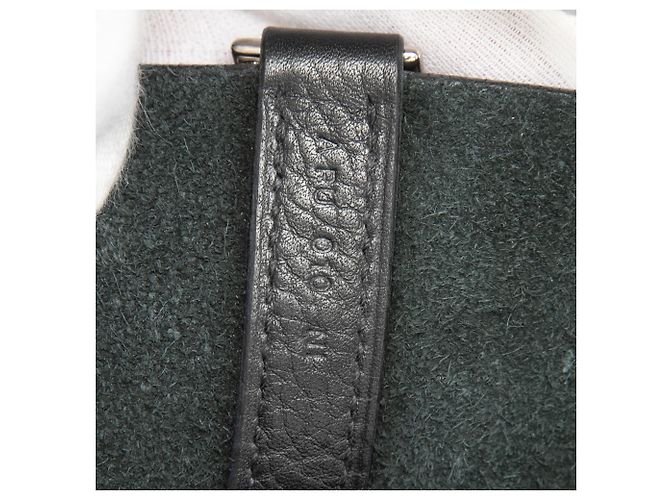 Hermès Black Clemence Picotin Lock 22 Nero - vista 6