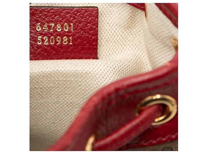 Borsa a secchiello Gucci Beige Micro GG Supreme Doraemon - vista 6