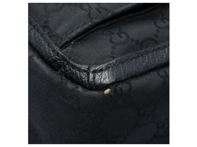 Bolso Tote Abbey en lona GG negra con anilla en D Gucci Negro - vista 6