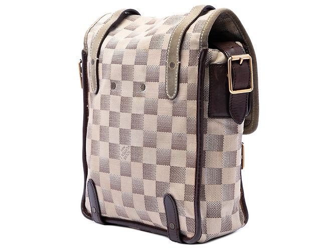 Borsa Messenger Louis Vuitton Beige Damier Lune Trotteur - vista 2
