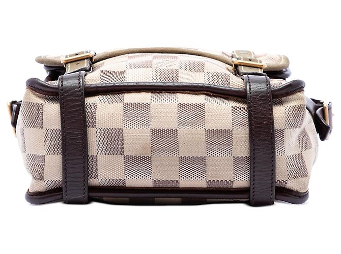 Borsa Messenger Louis Vuitton Beige Damier Lune Trotteur - vista 3