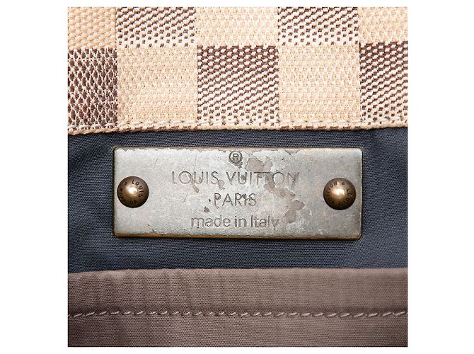 Borsa Messenger Louis Vuitton Beige Damier Lune Trotteur - vista 5