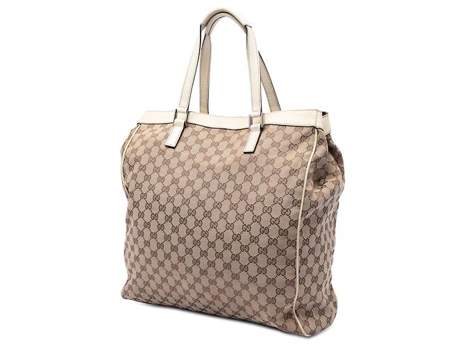 Gucci Tote aus beige GG Canvas - Ansicht 2