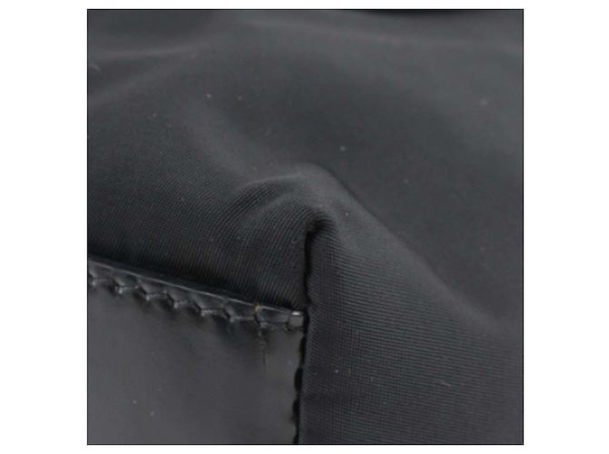 Borsa a tracolla Prada Black Canapa Logo Tessuto Nero - vista 13